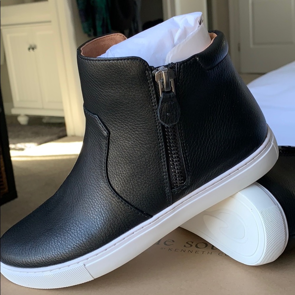 Gentle Souls Carter Leather High Top Sneakers